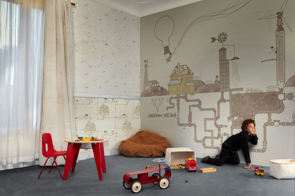 Какое покрытие стен в квартире выбрать для ребенка