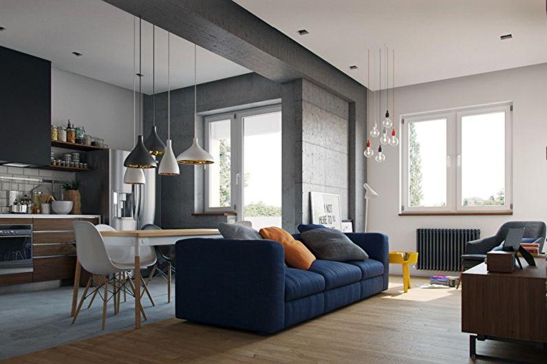 Дизайн однокомнатной квартиры хрущевки – 60 полезных идей